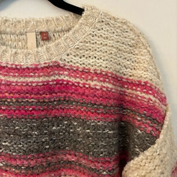 Anthropologie Pilcro Women’s Crewneck Pullover Sweater stripped wool size small! - Picture 11 of 14
